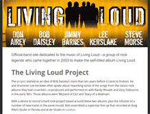 Tablet Screenshot of livingloud.com.au