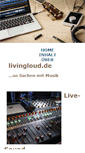 Mobile Screenshot of livingloud.de
